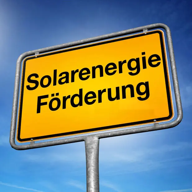 Förderung für Photovoltaik